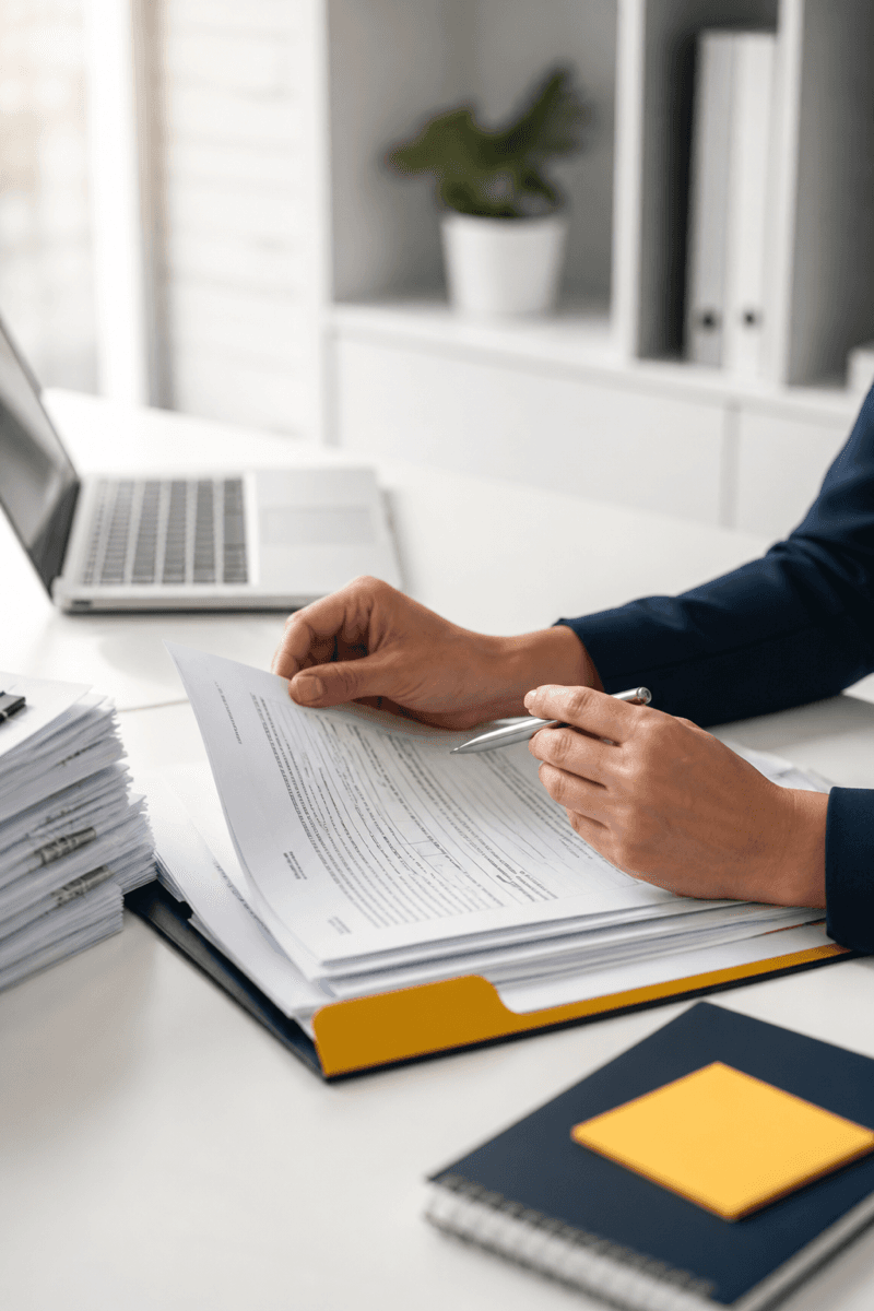 Documente administrative și consultanță de afaceri pe birou, ASYG & Consulting Focșani